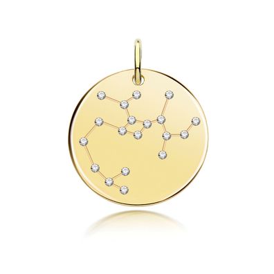 Edler 925 Sterling Silber Damen - Anhänger mit Zirkonia