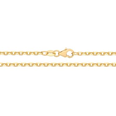 9 ct/Karat Gelb Gold Damen - Kette - 40.6, 45.7, 50.8, 55.9, 61cm