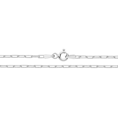 925 Sterling Silber 1.6mm Paperclip Damen - Kette - 40.6, 45.7, 50.8, 55.9, 61cm