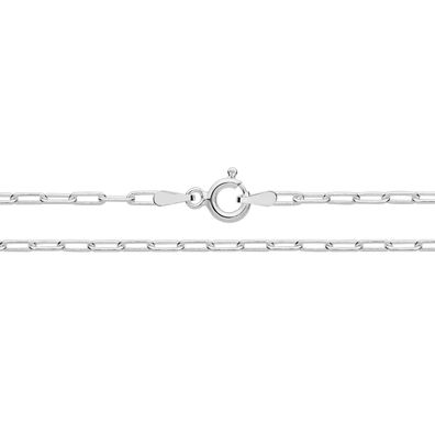 925 Sterling Silber 2mm Paperclip Damen - Kette - 40.6, 45.7, 50.8, 55.9, 61cm