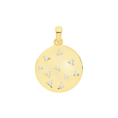 Eleganter 925 Sterling Silber Damen - Anhänger mit Zirkonia