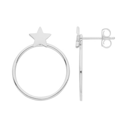 Edle 925 Sterling Silber Damen - Paar Ohrringe
