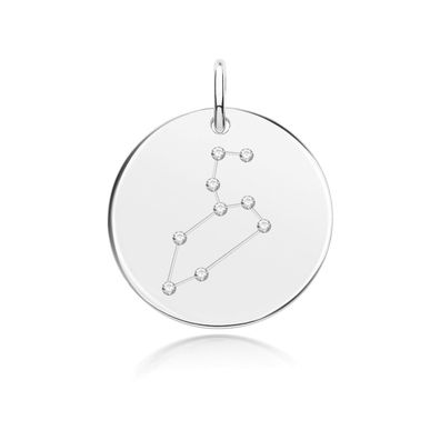 Edler 925 Sterling Silber Damen - Anhänger mit Zirkonia