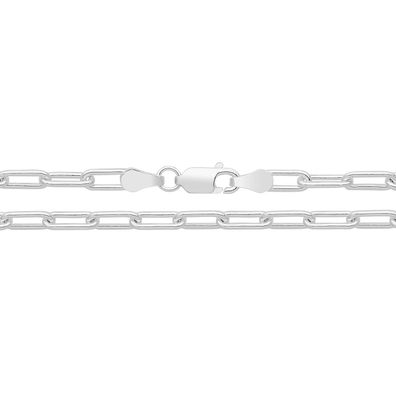 925 Sterling Silber 2.2mm Paperclip Damen - Kette - 40.6, 45.7, 50.8, 55.9, 61cm