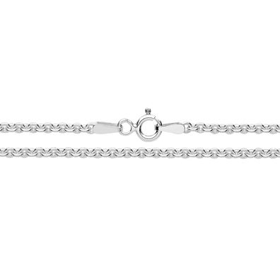 925 Sterling Silber 1.5mm Damen - Kette - 40.6, 45.7, 50.8, 55.9, 61cm