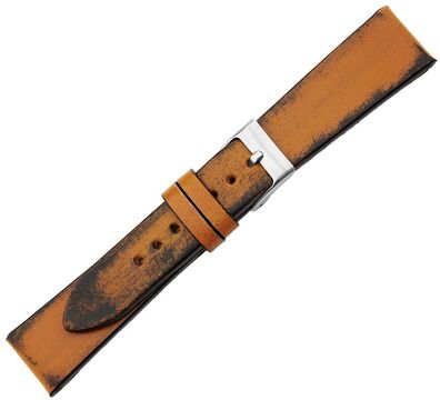Minott Uhrenarmband gelb Leder Handveredelt Vintage Made in Europa