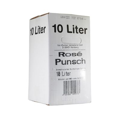 Gerstacker Rosé Punsch 10L BIB