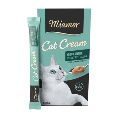 Miamor Cat Snack Geflügel-Cream 66 x 15g (38,28€/kg)