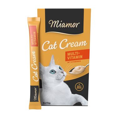 Miamor Cat Snack Multi - Vitamin Cream 66 x 15g (38,28€/kg)