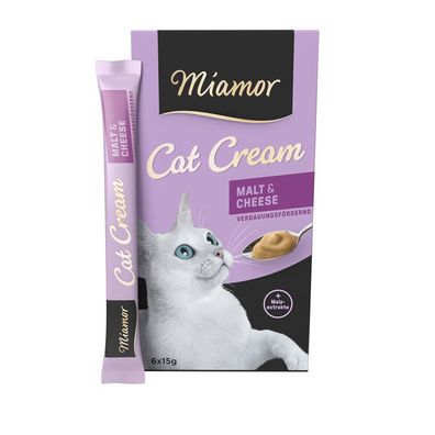 Miamor Cat Snack Malt-Cream & Käse 66 x 15g (38,28€/kg)