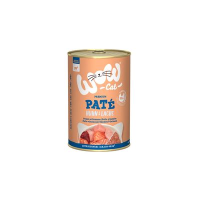 WOW Cat Huhn & Lachs 6 x 400g (14,96€/kg)