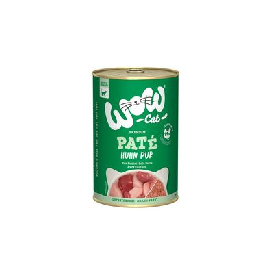 WOW Cat Huhn Pur 6 x 400g (14,96€/kg)