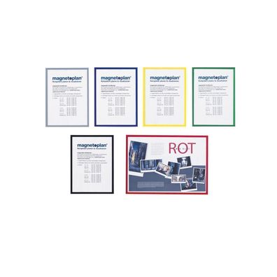 magnetoplan Magnetrahmen magnetofix, A4, gelb