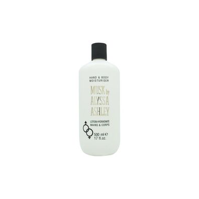 Alyssa Ashley Musk Hand and Body Moisturiser 500ml