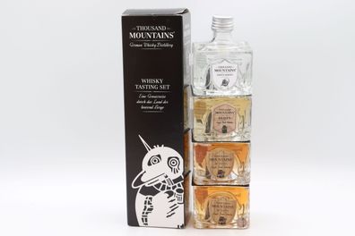 Whisky Tasting Set - Thousand Mountains 4 x 0,04 ltr