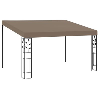 vidaXL Wand-Pavillon 4x3x2,5 m Taupe