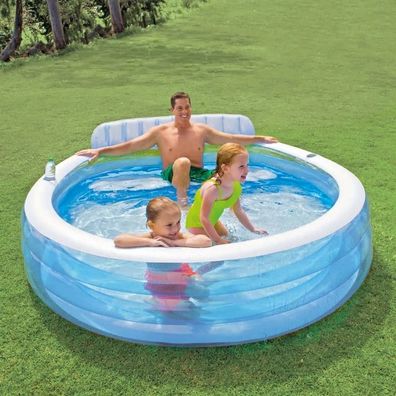 Intex Swim Center Pool Aufblasbar Family Lounge Pool 57190NP