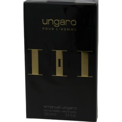 Emanuel Ungaro Por L Homme III Eau De Toilette Spray 100ml