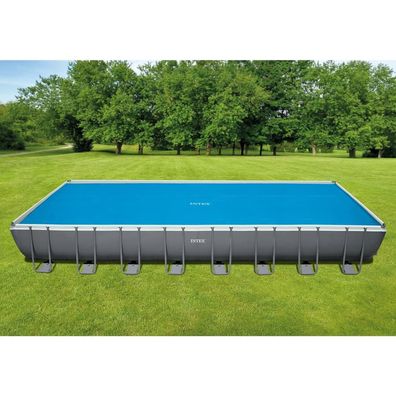 Intex Solar Poolabdeckung Blau 960x466 cm Polyethylen