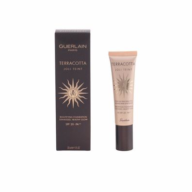 Guerlain Terracotta Joli Teint Healthy Glow Foundation Spf20 Dark 30ml