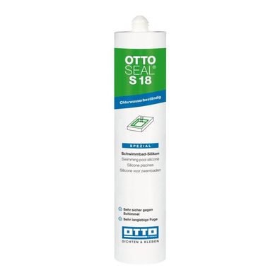 Ottoseal S18 Das Schwimmbad-Silikon 310ml - Weiß C01