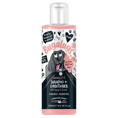 Bugalugs Hundeshampoo 2 in 1 Papaya & Coconut 250 ml