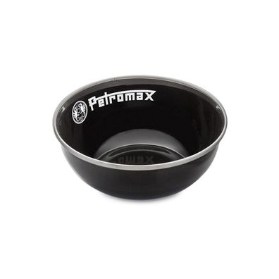 Petromax Emaille Schalen 2er Set schwarz 160 ml - Perfekt für Camping und Outdoor