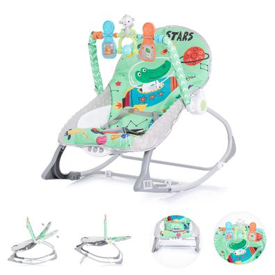 B-Ware Chipolino Babywippe Baby Spa 2 in 1 elektrisch Schaukelfunktion grün