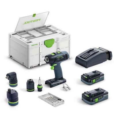 Festool Akku Bohrschrauber Schrauber Schrauben Bit T 18 + 3 HPC 4,0 I-Set 577609