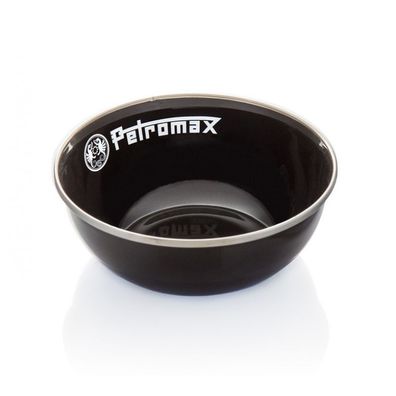 Petromax Emaille Schalen 2er Set schwarz 600 ml - Perfekt für Camping und Outdoor