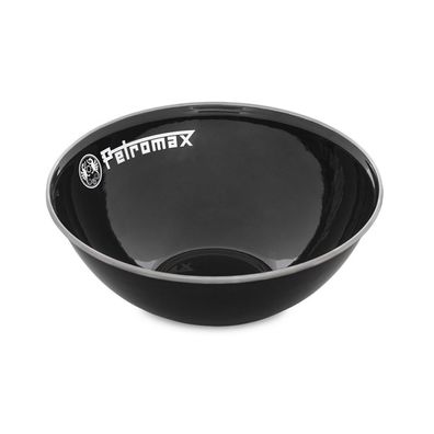 Petromax Emaille Schalen 2er Set schwarz 1000 ml - Perfekt für Camping und Outdoor