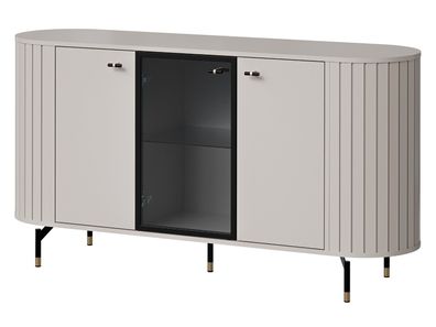 Kommode Zante 150 2D1W ZA03 Sideboard Glas Modern Wohnzimmer Kollektion