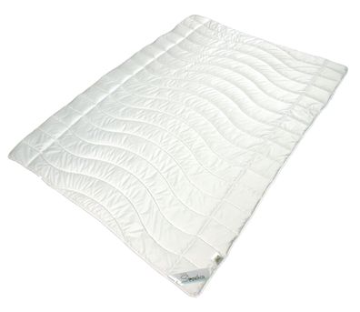 Sympathica Microfaser Feinbatist Leicht-Steppbett 155x200 cm Sommerdecke 400 g