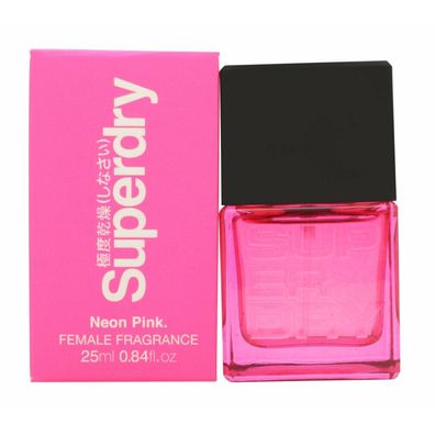 Superdry Neon Pink Eau de Cologne 25ml Spray