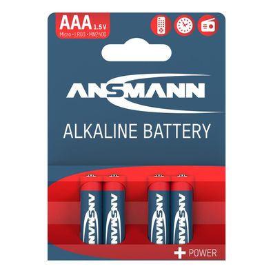 Ansmann 5015553 1x4 Ansmann Alkaline Micro AAA LR 03 red-line