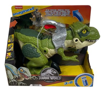 Mattel Fisher-Price Jurassic World Dinosaurier T-Rex Dino GBN14