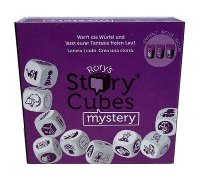 Asmodee Zygomatic Familienspiel Erzählspiel Rory&acute; Story Cubes mystery TFA0619