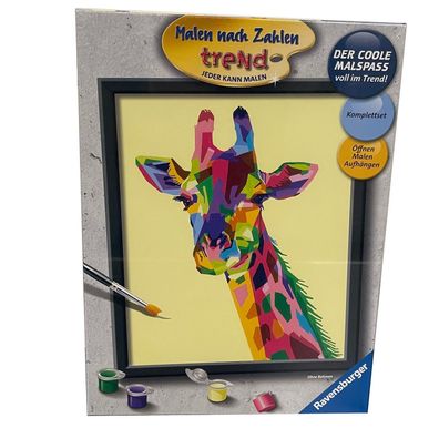 Ravensburger Malen nach Zahlen: Bunte Giraffe 28926