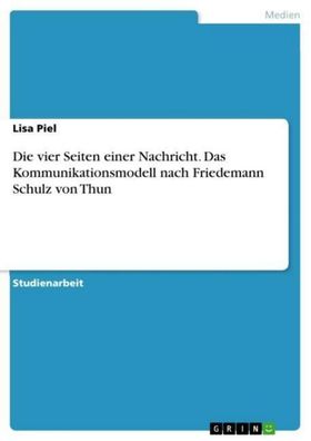 Die vier Seiten einer Nachricht. Das Kommunikationsmodell nach Friedemann S