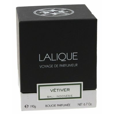 Lalique Candle 190g - Vetiver Bali