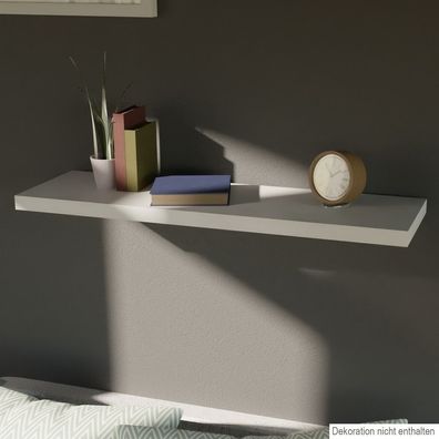 LEX Wandregal 80 x 23,5 cm Regal WR104 weiß