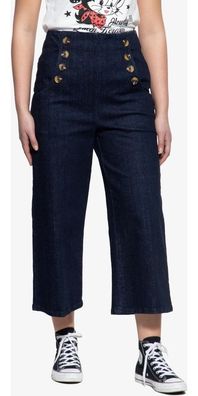 Queen Kerosin Damen Capri Jeans