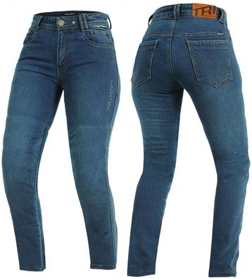 Trilobite Damen Motorrad Jeans Uptown Slim-Fit TR20246204