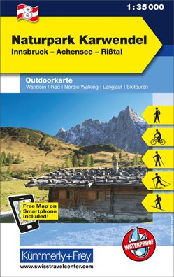 KuF Österreich Outdoorkarte 08 Alpenpark - Karwendel 1 : 35 000,