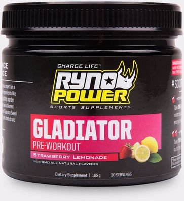 Ryno Power Suppliment Gladiator Pre-Workout 32103