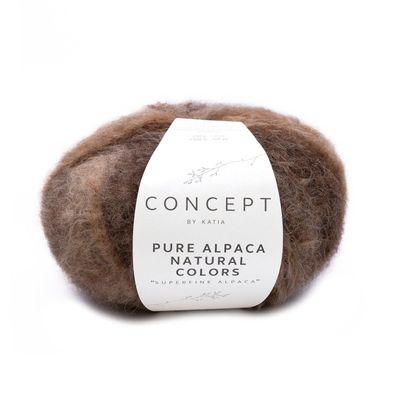 Concept 50g Pure Alpaca Natural Colors - natürliche Schönheit der Alpakafarben