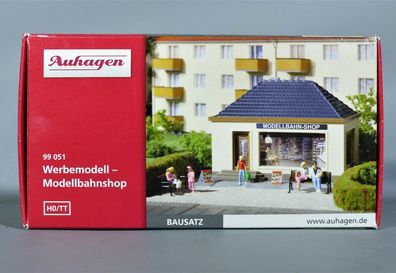 Auhagen H0 TT 99051 Werbemodell-Modellbahnshop Geschäft Laden NEU OVP