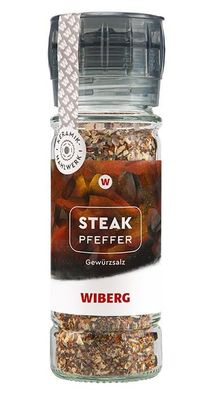 Wiberg-Gewürzmühle Steak Pfeffer, Gewürzsalz 70g