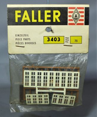 Faller H0 3403 Einzelteilsortiment Einzelteilpackung Fenster Türen groß 50er/60er