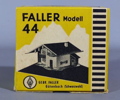 Faller H0 44 Alpenhaus Berghaus Chalet Werks-Fertigmodell Kauffertigmodell 50er/60er